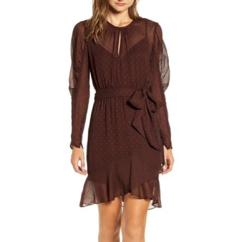 Bailey44 Candace Puff Sleeve Dress in Currant